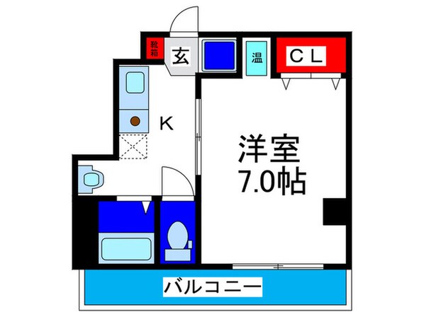 プレアデス桃谷の物件間取画像